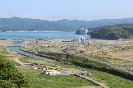 Impacted area by the Great East Japan Earthquake and Tsunami of 2011