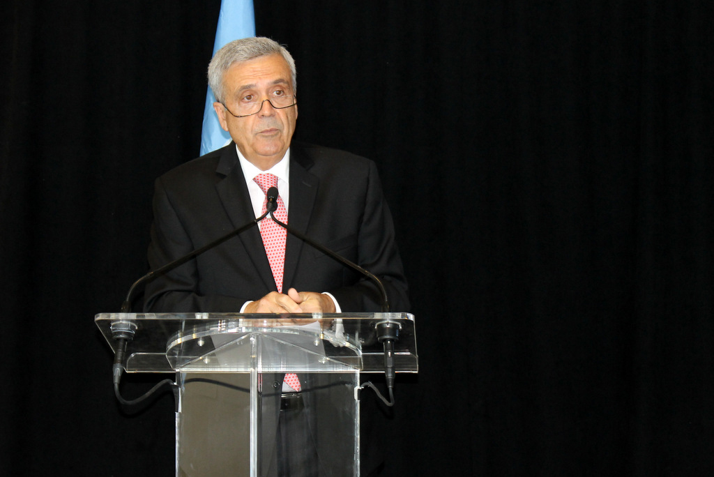 World Water Council President Benedito Braga during his speech at the UN General Assembly event “Tackling Water Risks to Ensure a Sustainable Future” on 25 September