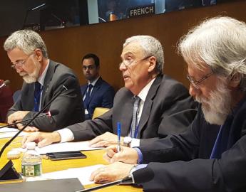 Benedito Braga, President of the World Water Council, during his speech at the UN High Level Political Forum