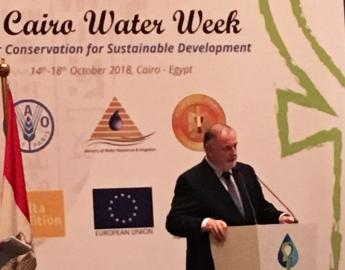 First Cairo Water Week - Opening Ceremony - Mr Loic Fauchon, Honorary President of the World Water Council