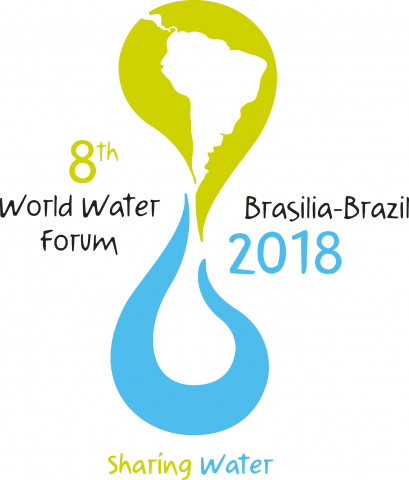 8th World Water Forum logo with slogan