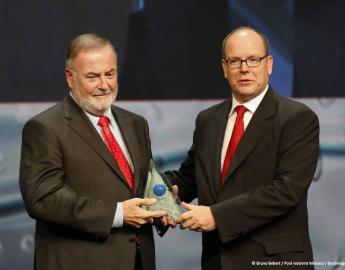 Loïc Fauchon also met H.S.H. Prince Albert II of Monaco