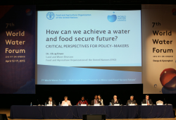 High Level Panel ‘How can we achieve a water and food secure future’, Daegu, Republic of Korea, 13 April 2015. Photo: World Water Council.
