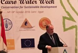 First Cairo Water Week - Opening Ceremony - Mr Loic Fauchon, Honorary President of the World Water Council	