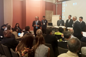 World Water Council President Benedito Braga welcomes participants during the session “Water: Key to Adaptation and Resilience”, during which the Council’s new publication entitled “Increasing Resilience to Climate Variability and Change” was launched, World Water Week in Stockholm, 31 August 2016. Photo: World Water Council
