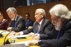 Benedito Braga, President of the World Water Council, during his speech at the UN High Level Political Forum